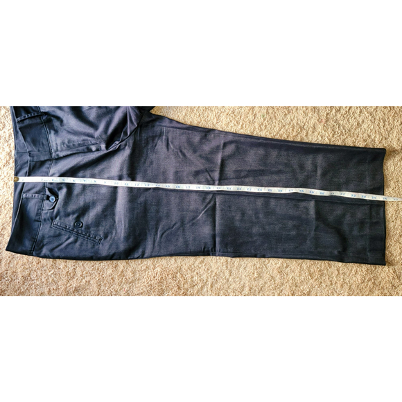 Essentials by Milano Women Plus Size 16 Navy Business Causal Denim Slack Pants - Picture 11 of 11